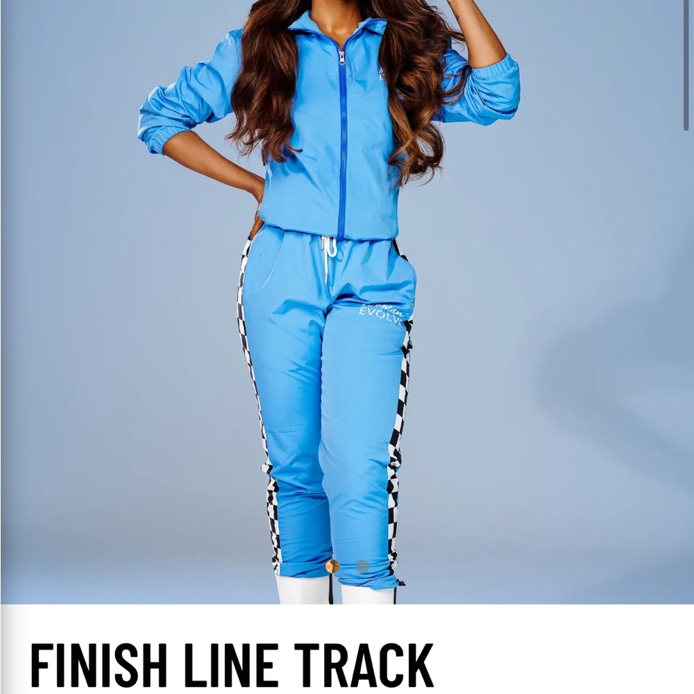 Finish Line Women's Blue Track Suit